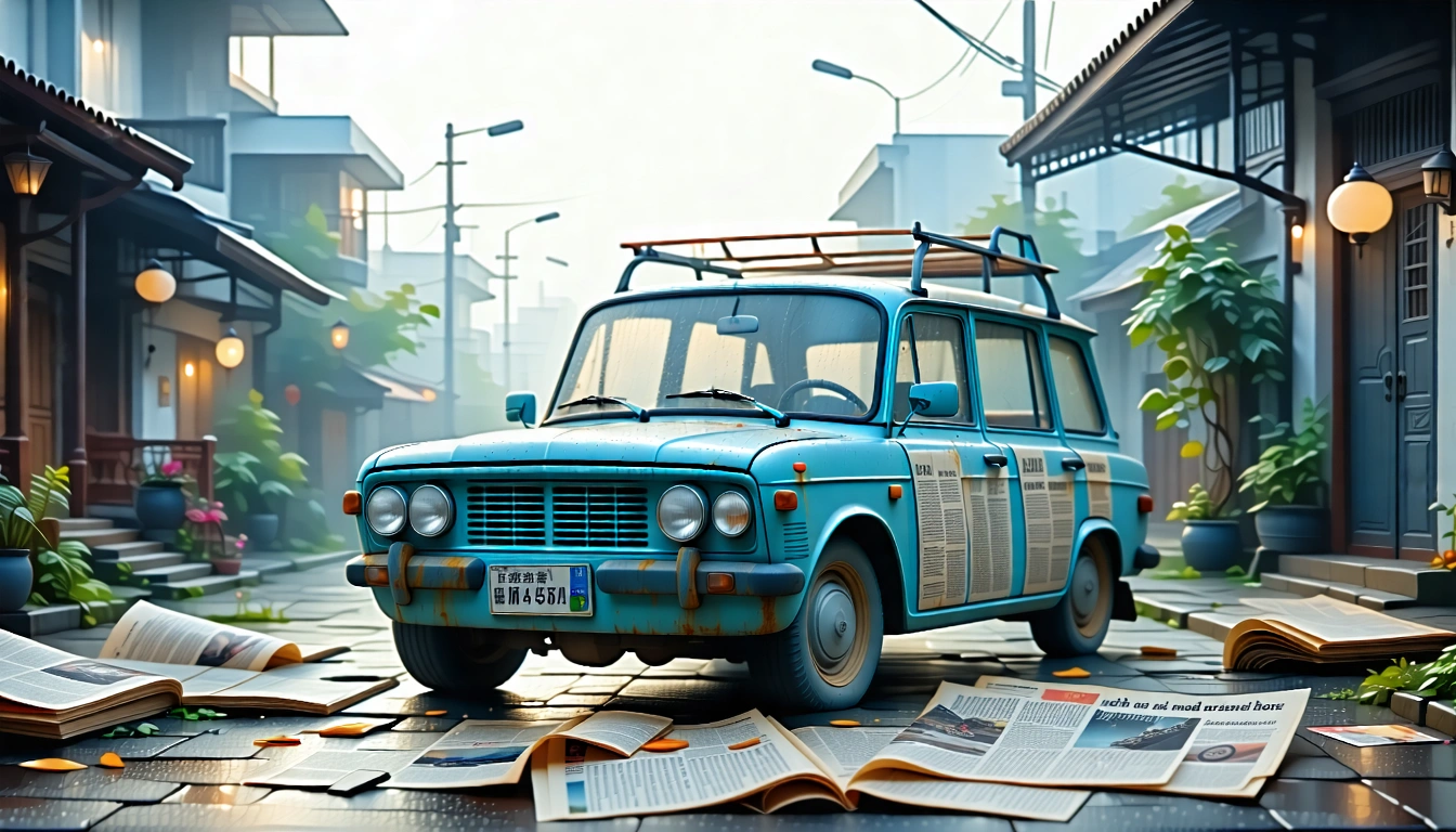 A reflection on the strange untameable nature of memory framed by research for a short story about a Lada in Singapore and specific remembered newspaper features.
